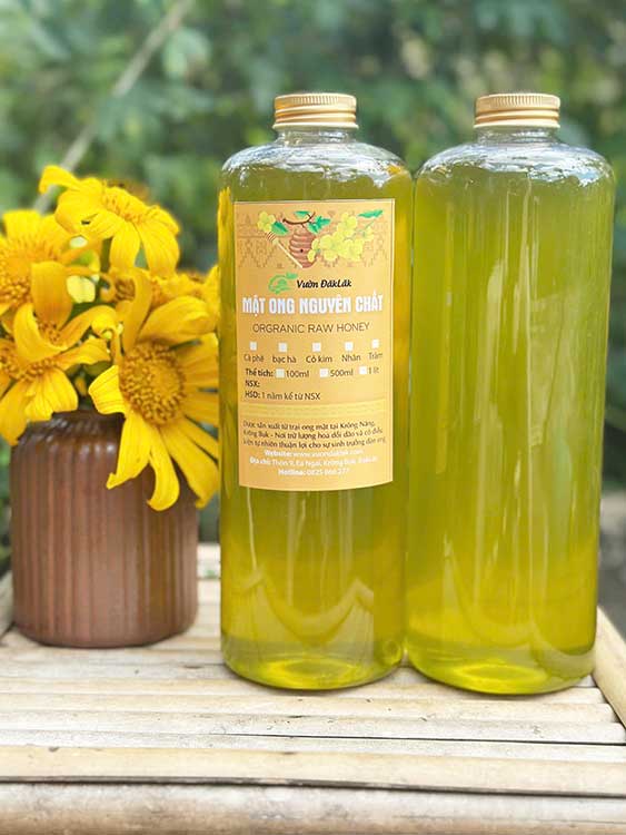 mật ong hoa bạc hà chuẩn