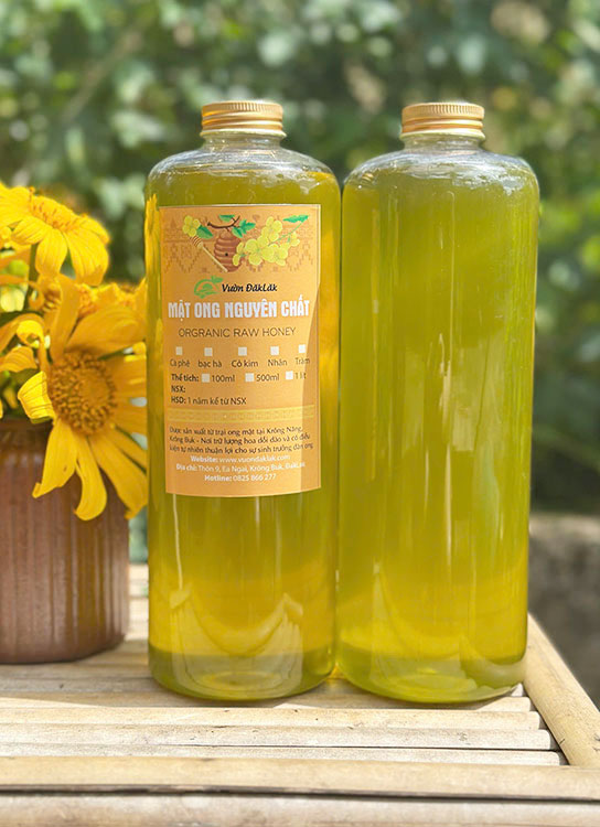 mật ong hoa bạc hà nguyên chất