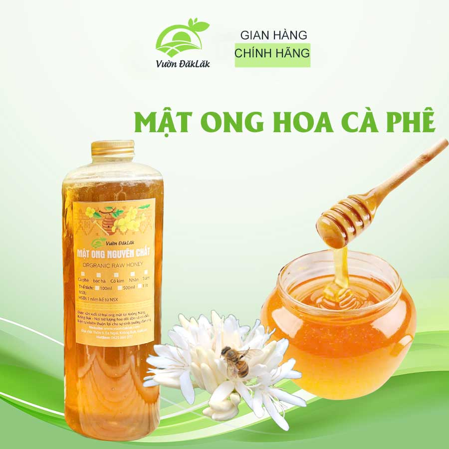 hình ảnh mật ong hoa cà phê