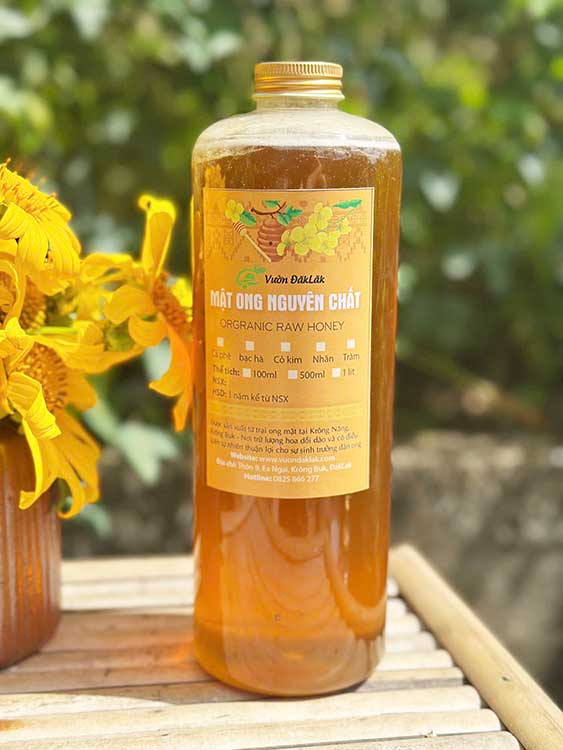 mật ong hoa cà phê 1 lít