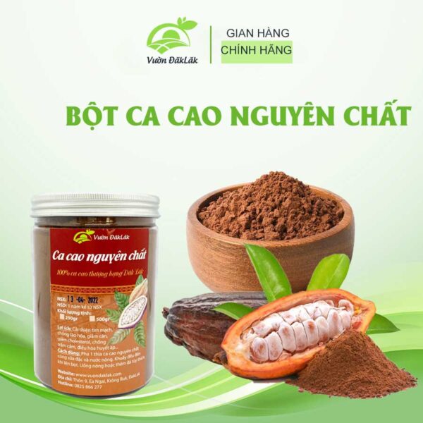 bột ca cao nguyên chất thơm ngon