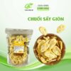 chuối sấy giòn nguyên cánh