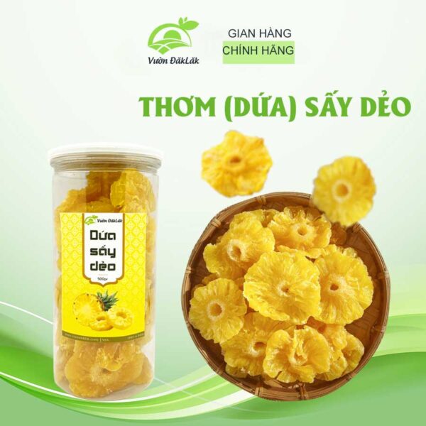 thơm (dứa) sấy dẻo